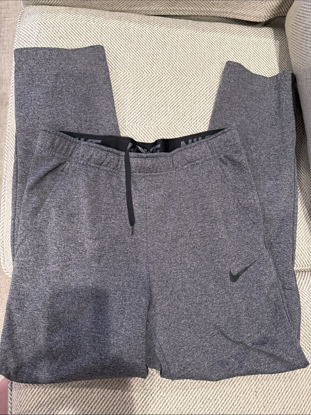 Nike Heathered Dark Gray Athletic pants